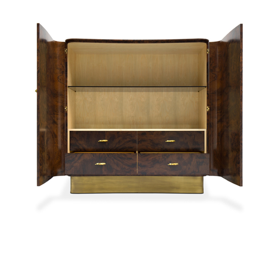 BARAKA | Wooden Cupboard Modern Design by BRABBU